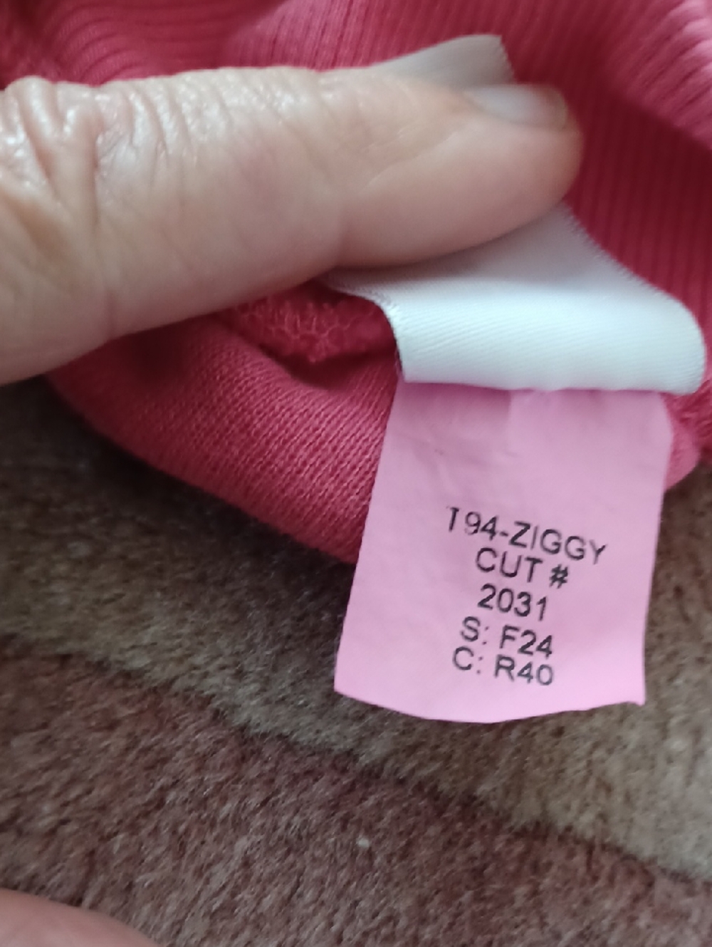 perfectwhitetee "Ziggy" Reverse Fleece Pink Crewneck Sweatshirt, Size XS - Picture 7 of 7